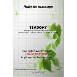 Huile de massage Tendons